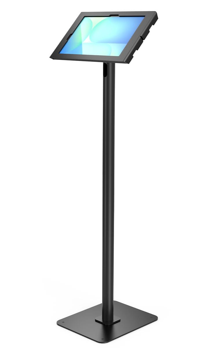 Galaxy Tab S10 Fe+ 13.1In, Apex Enclosure Swift Floor Stand - Black