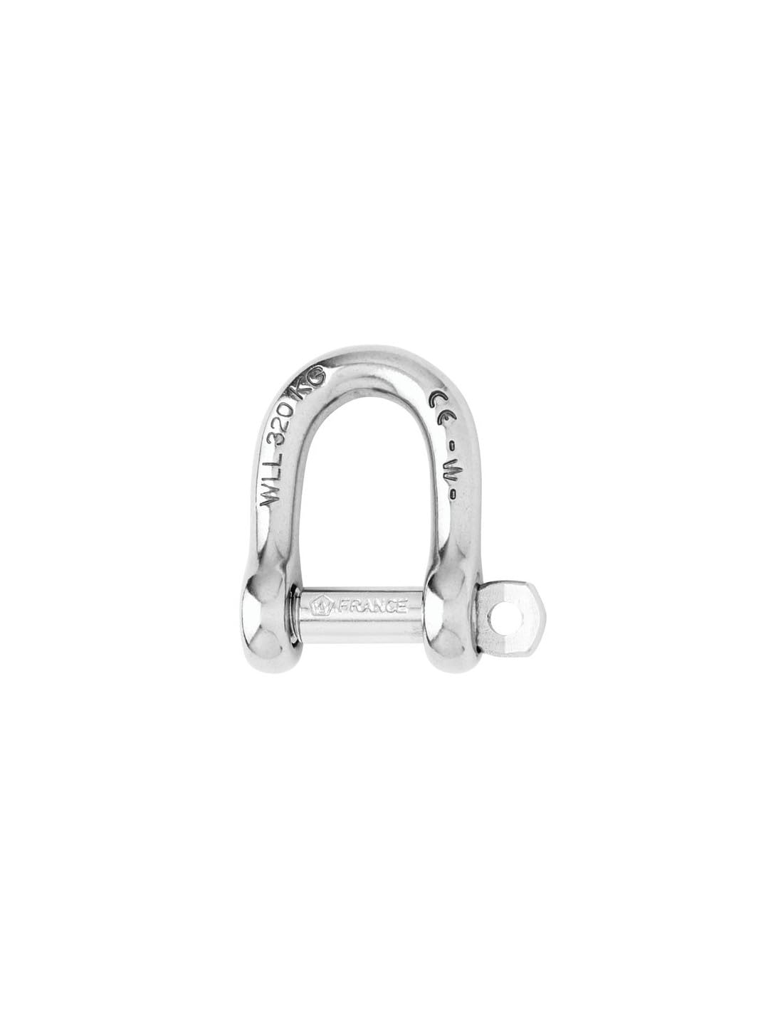 Wichard Self-Locking D Shackle - Diameter 6Mm - 1/4'',WBAUVB07NF3G4G7