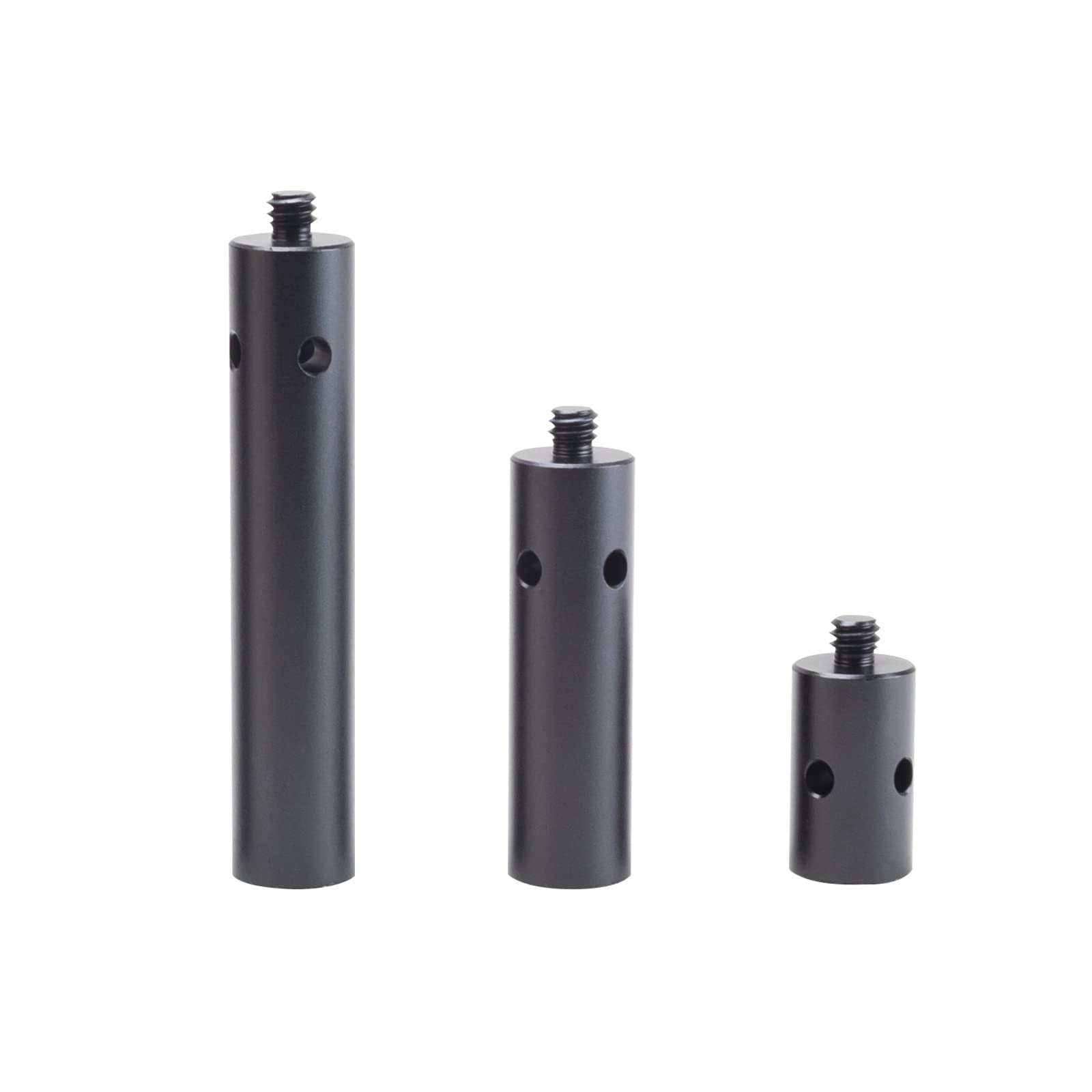 Nitze 15Mm Rod With 1/4� Screw 1 Inch/2 Inches/3 Inches (3 Pcs) Aluminum Alloy 15Mm Rods Wtih 1/4' Male To Female Threads   R15 1/4 Kit