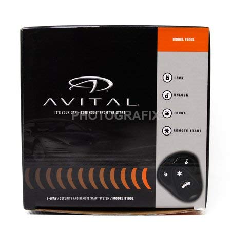 Avital 5105L Remote Start And Security System With 1 Way Remote