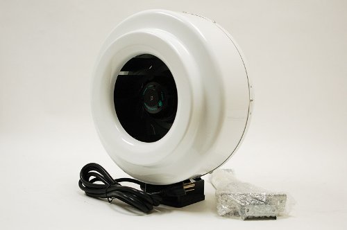 10 '' High Output 760 Cfm In Line Duct Exhaust Fan For Air Scrubber Filter