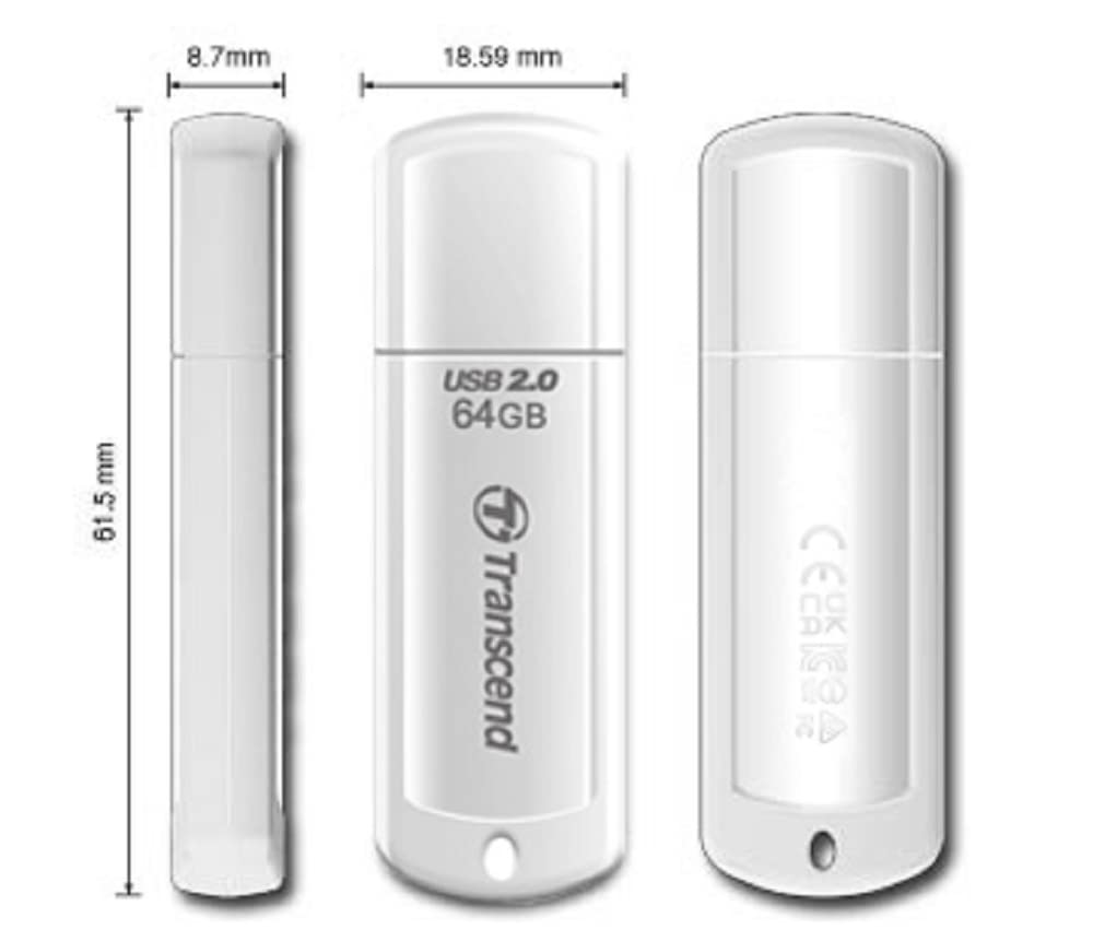 Transcend 64 Gb Usb 2.0 Flash Drive