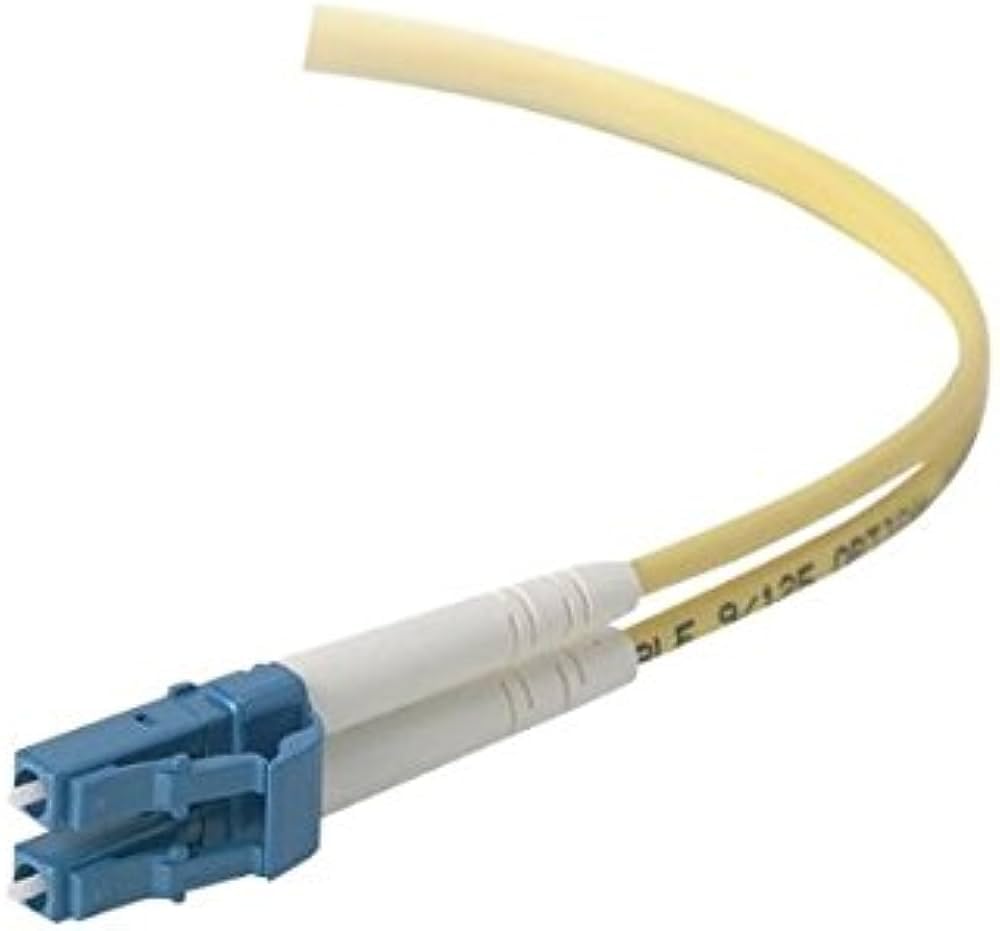 Belkin F2F802Ll 02M Lc Lc Singlemode Duplex Fiber Patch Cable