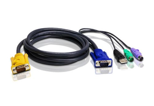 4' Usb Ps/2 Kvm Combo Cable