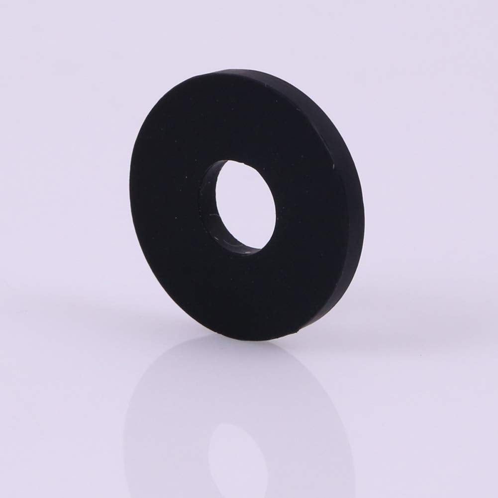 10 Pieces Guitar Strap Locks Rubber Guitar Strap Blocks Guitar Strap Button, Black