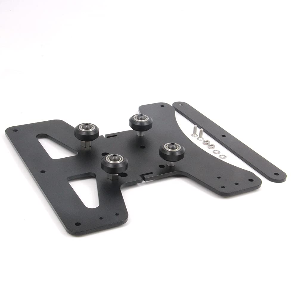 Zeberoxyz Upgrade Modular Y Carriage Plate Kit 190Mmx190Mmx3.5Mm/7.5X7.5X0.14Inch For 2040 V Groove Aluminum Profile For Ender 3