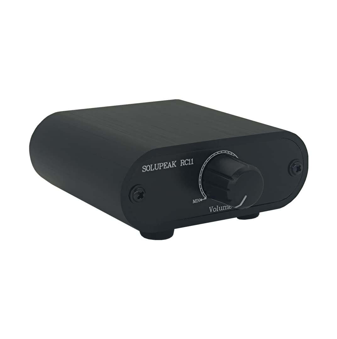 Tenealay Rca Audio Volume Controller, Line Volume Control Box, Mini Attenuator Knob  Rc11