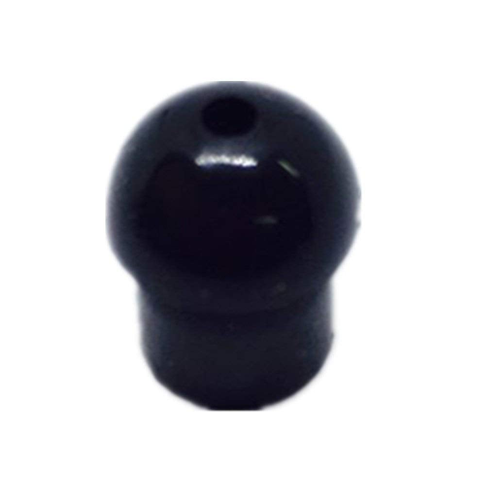 Lsgoodcare Black Silicone Rubber Replacement Mushroom Eartips Earbud Compatible With Motorola Kenwood Icom Yaesu Baofeng Hyt Mid