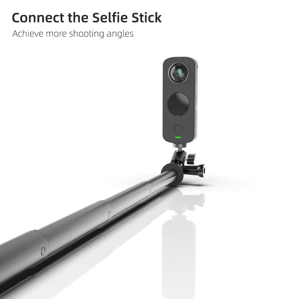 Skezn Aluminum 360 Degree Rotation Camera Mount, 1/4 Screw Adjustable Adapter Mount, Compatible With Gopro Hero 12/11/10/9/8/7, Dji, Sony, Xiaomi Yi And Other Action Cameras