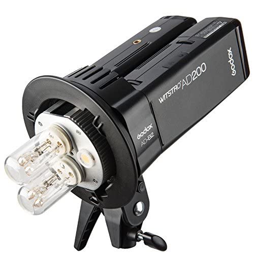 GODOX AD-B2 Dual Tubes Light Head S-Type Bowens Mount for AD200 AD200Pro Flashes 400W