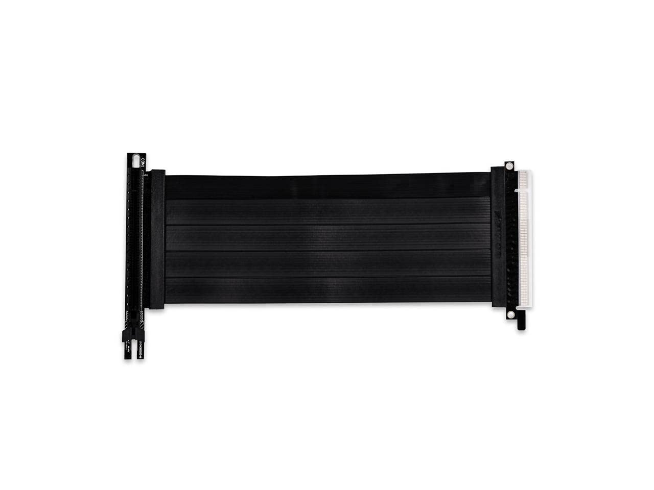 Lian Li Pw Pci 420 Premium Pci E 16X 4.0 Black Extender Riser Cable Length 200Mm (7.87 Inches)
