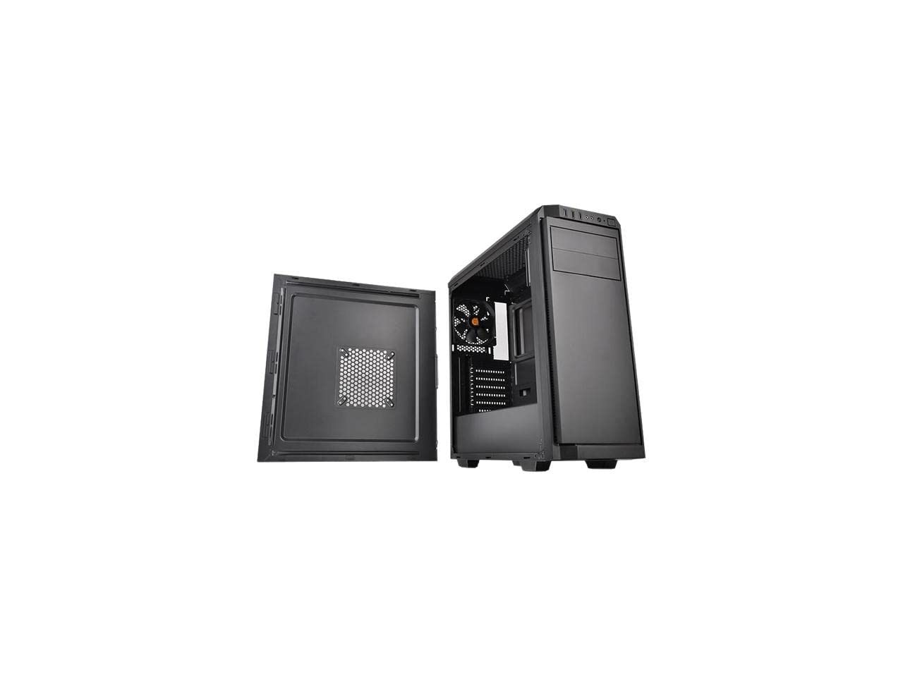 Thermaltake V100 Atx Mid Tower Pc Case Black (Mpn: Ca 1K7 00M1Nn 01) Wo Psu