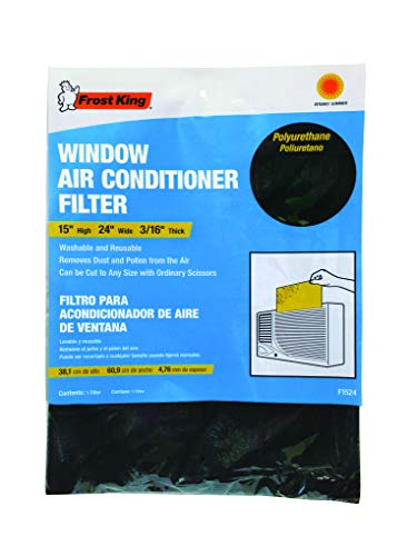 Frost King Air Conditioner Filters, 15 In. X24 In. X3/16 In. , Open Cell Foam