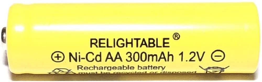 Relightable 300Mah Aa Nicd 12V Rechargeable Batteries Garden Solar Ni Cd Light Led K (Pack Of 6)