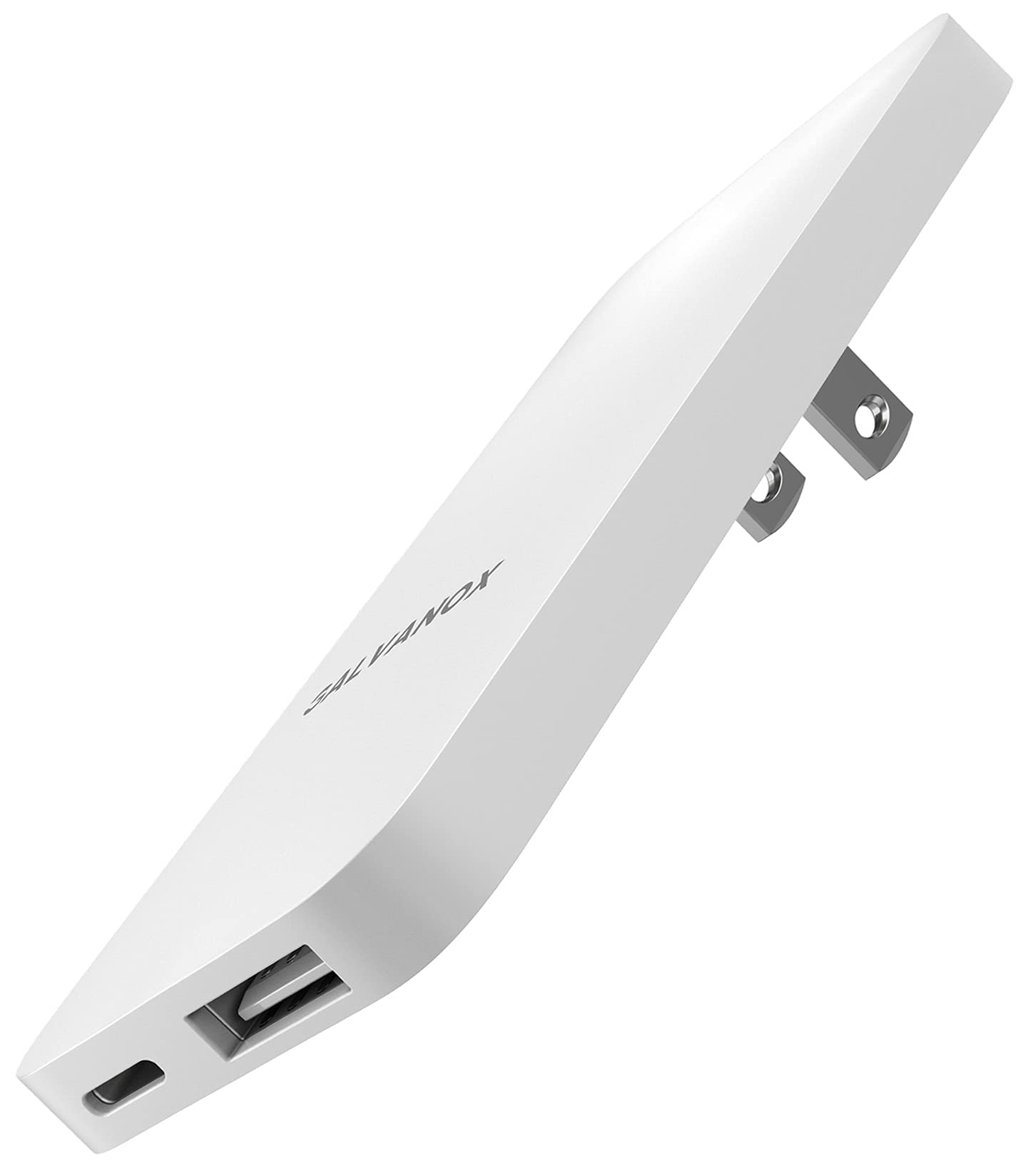 Type C Flat Wall Charger, Galvanox Ultra Slim (Multi Port Power Adapter) For Iphone 11/12/13/14 Iphone 15 Pro/Max And Samsung Ga