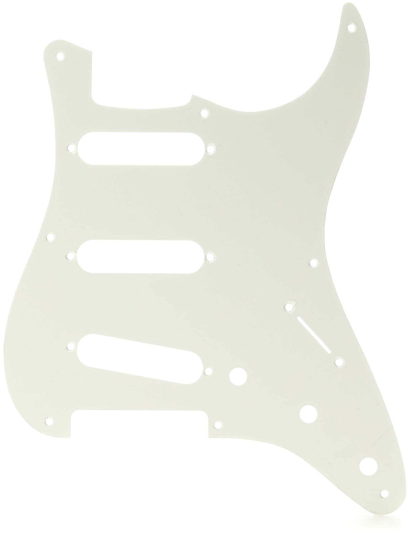 Fender Pure Vintage 56/59 10-Hole Stratocaster Electric Guitar Pickguard, 1-Ply, Eggshell