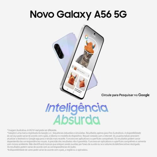 Samsung Galaxy A56 5G Ai (For Tmobile Mint Tello & Global) (128Gb + 8Gb) Version Latina Unlocked Sm-A566E/Ds 6.6 120Hz 50Mp Trip
