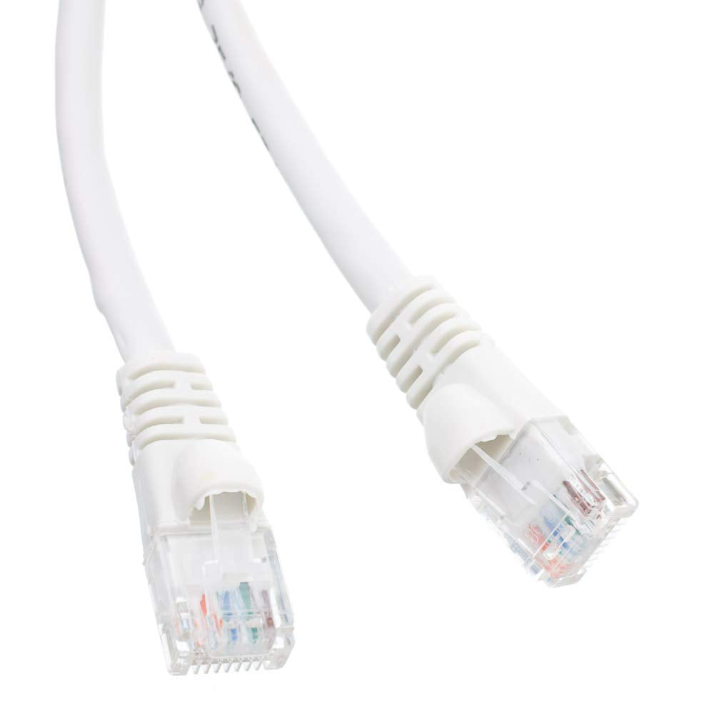 Cablewholesale Cat6 Ethernet Cable, 24Awg, Rj45 Gold Plate Connector, 4 Pair Stranded Copper, Snagless Molded Boot Unshielded Tw