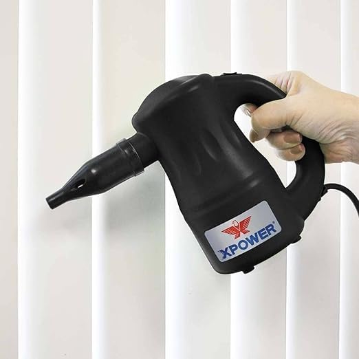 Xpower A-2 Airrow Pro Electric Air Duster For Dusting, Drying, Inflating, Car Detailing, Computer, Leaf Blowing, 90 Cfm, 7 Nozzl