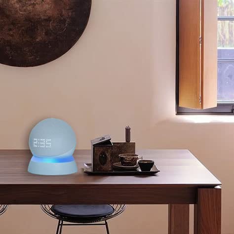 C Yecen Table Stand For Echo Dot 5Th Generation Desktop Holder Mount For Echo Dot 5Th & 4Th Gen, Base Bracket With Light Guide A