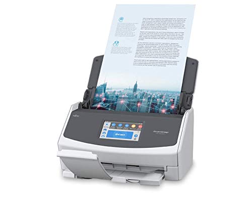 Fujitsu Scansnap Ix1500 Color Duplex Document Scanner With Touch Screen For Mac Or Pc, White