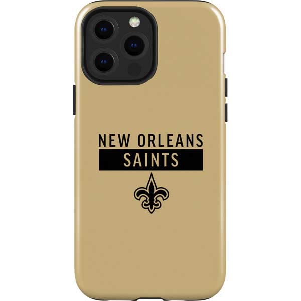 Skinit Impact Phone Case Compatible With Iphone 14 Pro Max   Officially Licensed Nfl New Orleans Saints Gold Performance Series