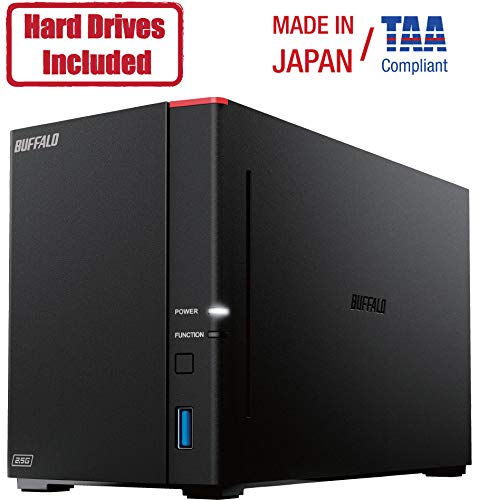 Buffalo Linkstation Soho 720 16Tb 2-Bay Nas Network Attached Storage With Hdd Hard Drives Included Nas Storage That Works As Sma
