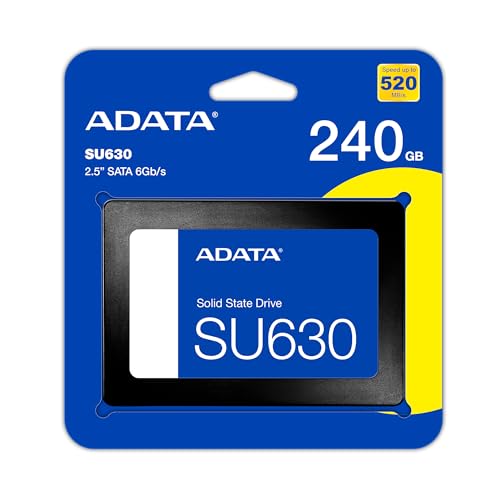 Adata Ssd 240Gb 2.5 Sata Su630   Asu630Ss 240Gq R, Internal Ssd Storage