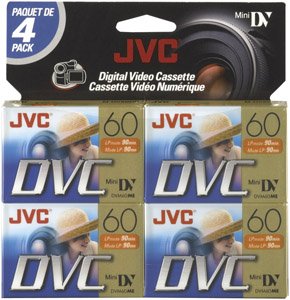 Jvc Mdv60Du4 Mini Digital Video Cassette (4-Pk)