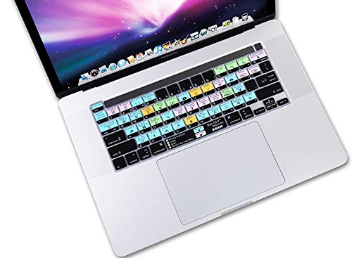 Xskn Mac Os X Silicone Shortcuts Us Version Keyboard Cover Skin For (2019 Released) New Macbook Pro 16'' A2141 And New Macbook P