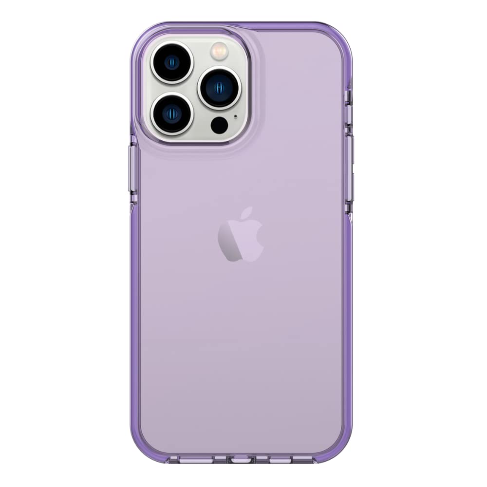 Artsevo Shockproof Clear Design For Iphone 14 Pro Case, Certified 6.6Ft Drop Protection, Raised Edges Protect Camera And Screen,