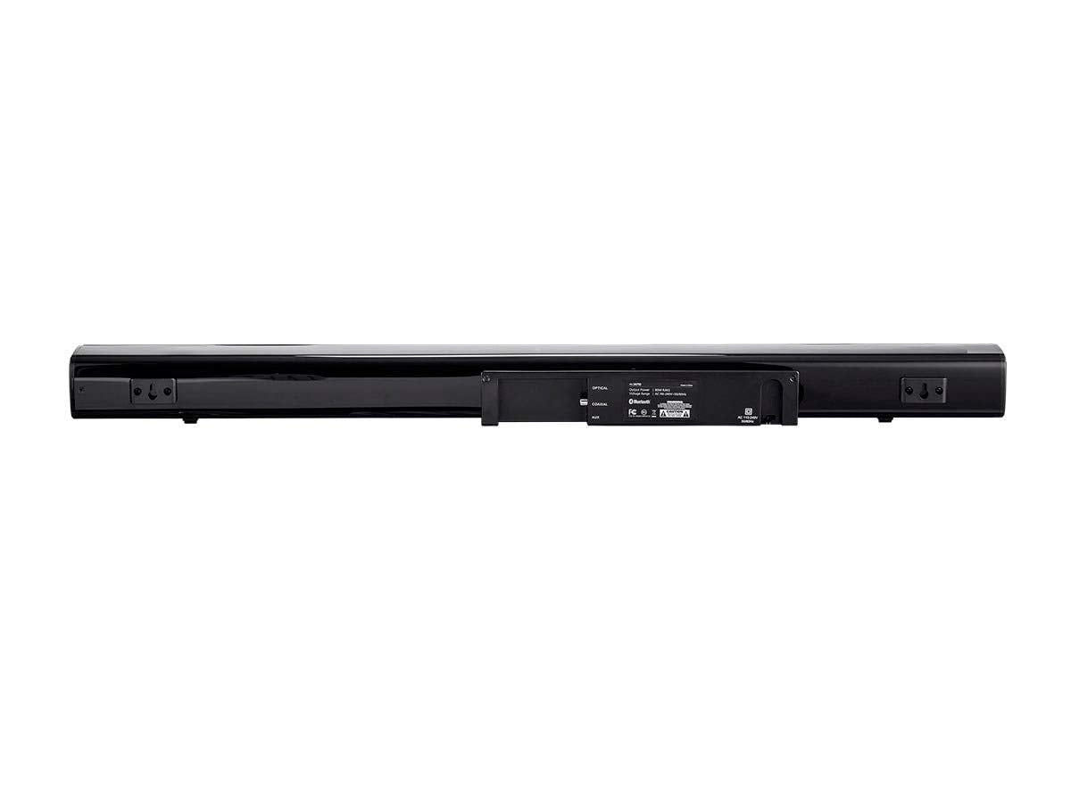 Monoprice Sb 100 2.1 Ch Soundbar   Black   36 Inches With Built In Subwoofer, Bluetooth, Optical Input, And Remote Control
