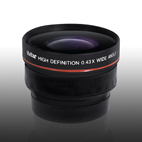 Vivitar   4358W 0.43X 58Mm Wide Angle Lens,Black