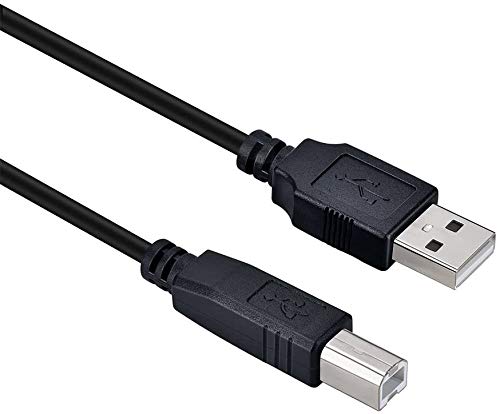 Printer Usb Cable 10 Feet Compatible With Canon Pixma Tr4520 Ts5320 Ts5120 Ts6320 Ts6220 Ts8320 Ts9120 Tr8520 Mg3620,Mg2522, Mg6