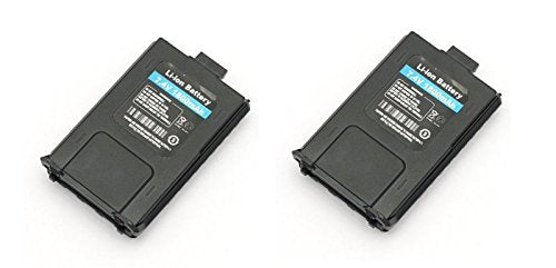 Nski 2Pcs Uv 5R Two Way Radio Battery For Uv 5R Walkie Talkie