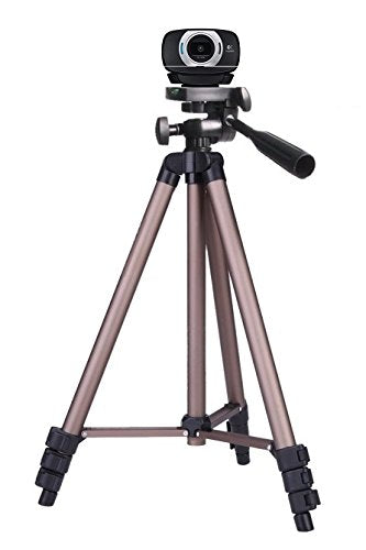 Webcam Tripod, Camera Tripod Mount Stand Compatible With Logitech Webcams C920S Streamcam Brio C925E C922X C930E C920 C615 50 Inches