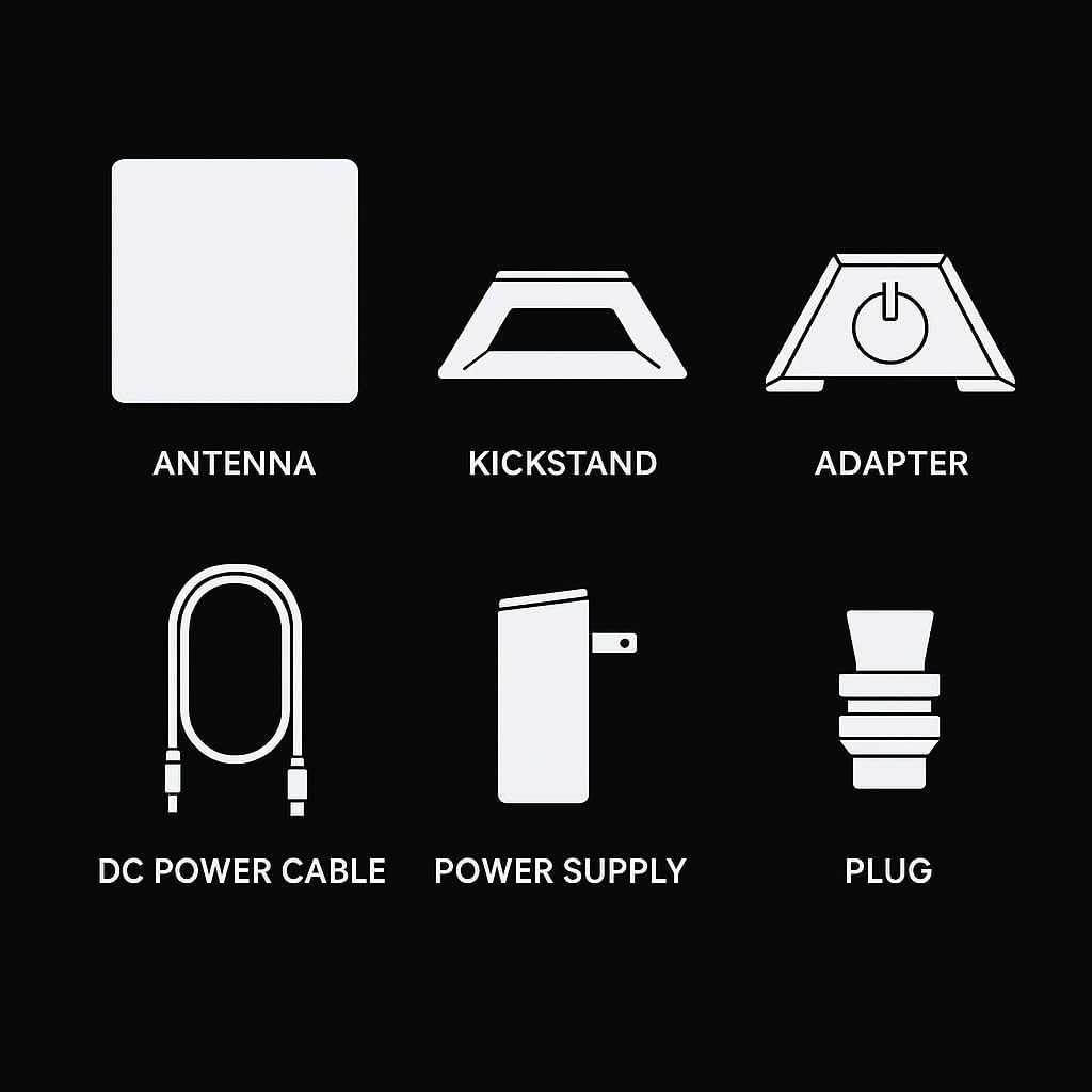 Starlink Mini Kit -4Th Gen Mini Antenna With Wi-Fi Router - Star Links High-Speed Internet For Rvs, Camping, Travel, Remote Work