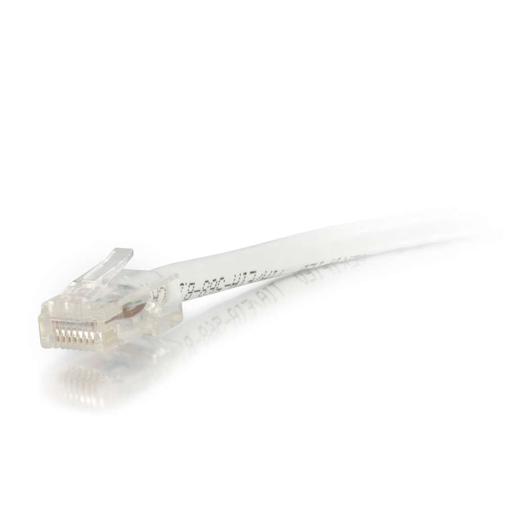 C2G 04249 Cat6 Cable   Non Booted Unshielded Ethernet Network Patch Cable, White (50 Feet, 15.24 Meters)