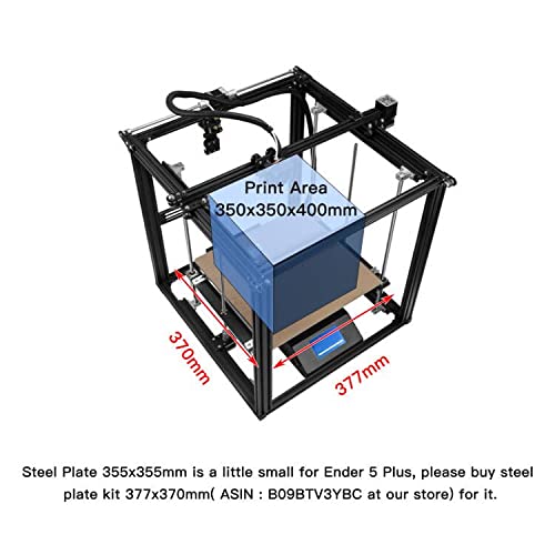 Fysetc Voron2.4 350Mm Build Plate   Smooth Pei Textured Print Surface   Double Sided Pei Sheet: Flexible Removable Magentic Heat