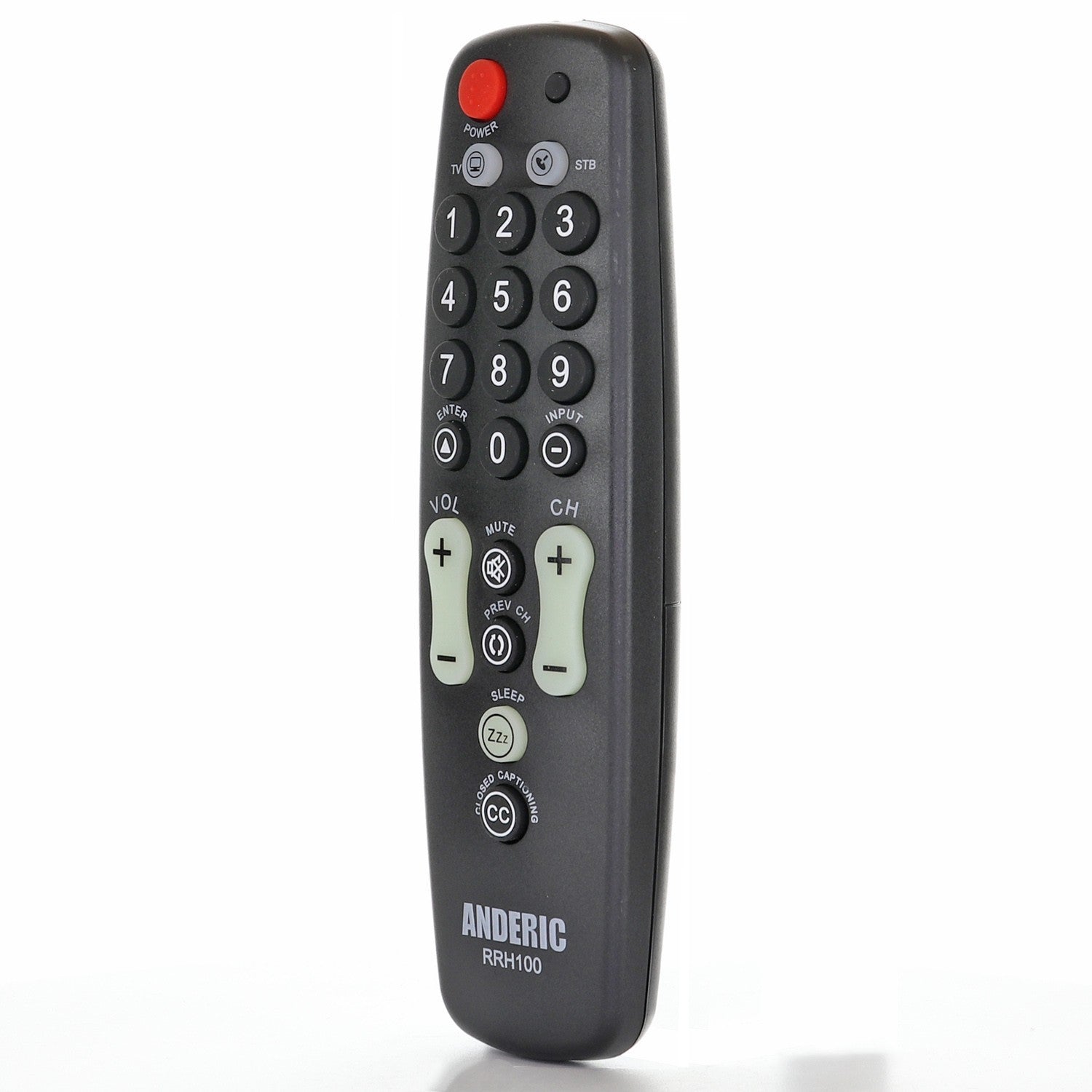 Anderic Substitute for Comcast RC2392101/01B DTA Digital TV Tuner Converter Remote Control [RRH100]