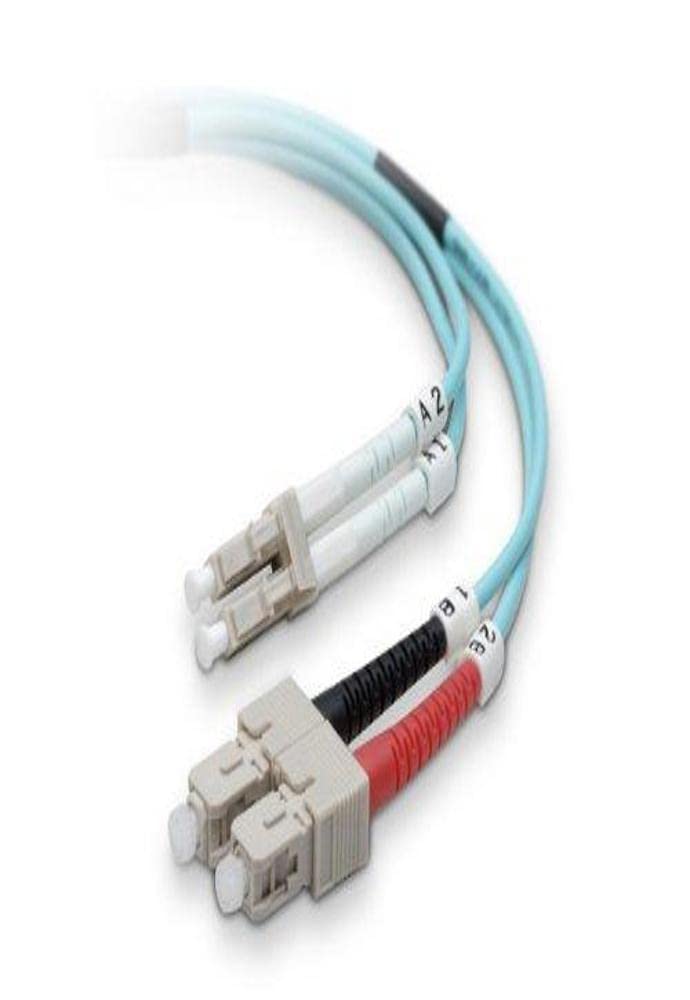 Belkin OM3 LO LC/SC 50/125 10Gb Multimode Aqua FO Cable (10-Meter)