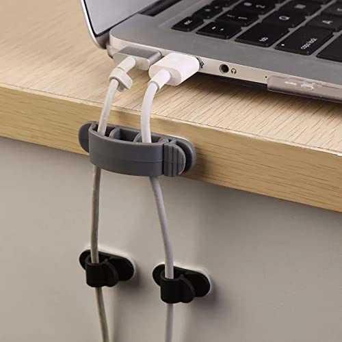 Favhome Cable Management Clips  10 Pcs Adhesive Cord Organizer For Home, Office, Car | Polypropylene Wire Holder, Cable Clamp,
