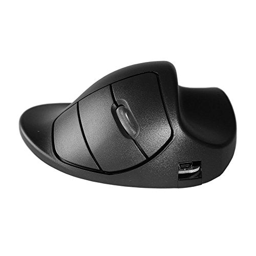 Hippus L2Ub Lc Wireless Light Click Handshoe Mouse (Right Hand, Large, Black)