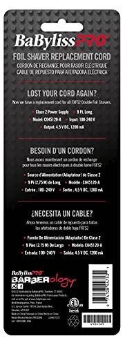 Babylisspro Foil Shaver Replacement Cord