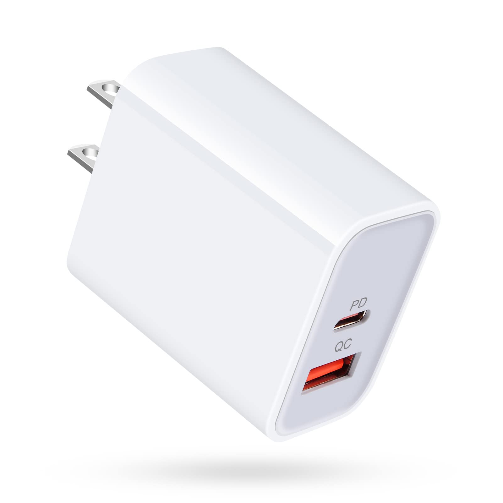 Pixel 8 Pro 7A 6A Fast Charger Block, 20W Dual Port Usb C Power Adapter For Google Pixel 8 7 Pro 6 Pro 6 5 4 4A 4Xl 3 3A 3Xl 2Xl