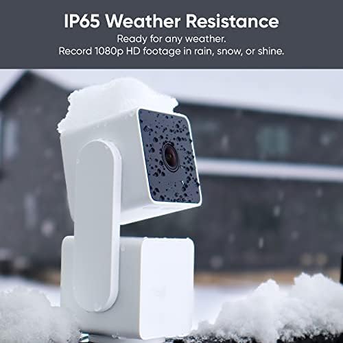 Wyze Cam Pan V3 Indoor/Outdoor Ip65 1080P 360 Pan/Tilt/Zoom Wifi Smart Home Security Camera, Motion Tracking For Baby/Pet, Color