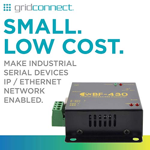 Industrial Serial Rs232 Ethernet & Rs485 Converter   Bf 430