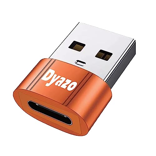 Dyazo 6 Amp Fast Usb Male To Usb C Female Adapter Converter Compatible For Iphone, Ipad, Samsung Galaxy, Google Pixel,Smart Phon