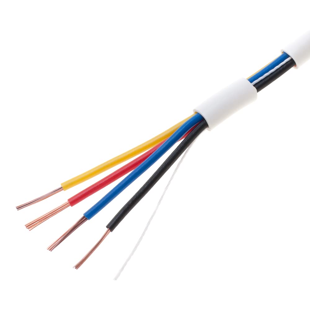 Cables Direct Online 500Ft Stranded 18/4 Alarm Cca Cable For Low Voltage Led, Burglar System, Fire Detector, Security Station, D