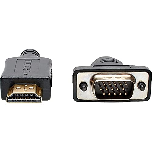 Tripp Lite Hdmi To Vga + Audio Adapter Converter Cable Active Low Profile Hd15 M/M 1080P @ 60Hz 15Ft 15 (P566-015-Vga)